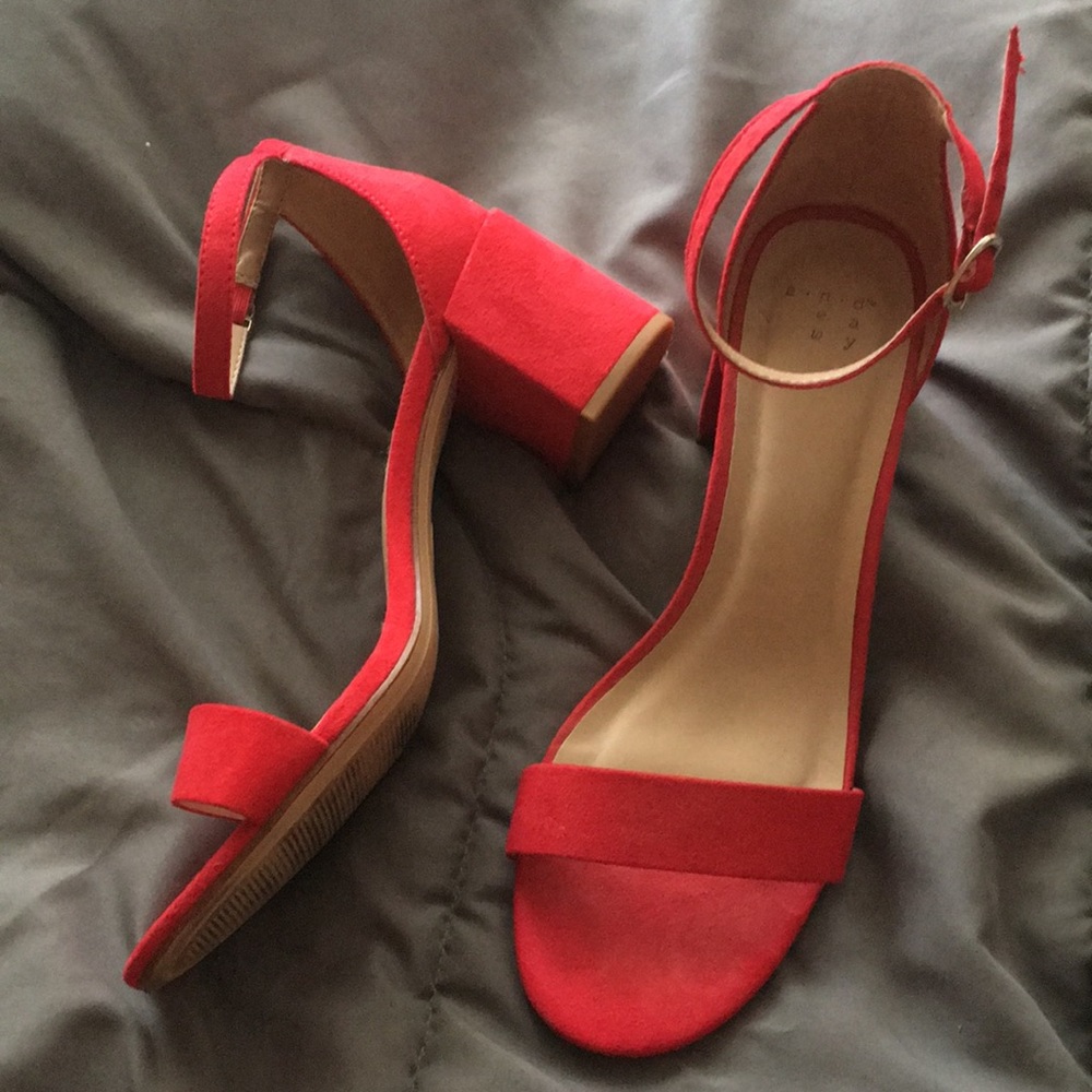 Red sandals